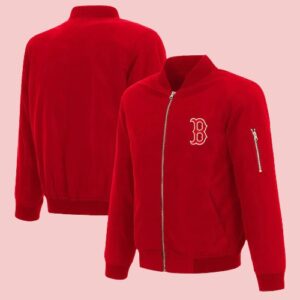 Boston Red Sox Red Bomber Jacket