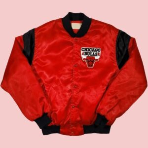 Chicago Bulls 80’s Red Bomber Jacket