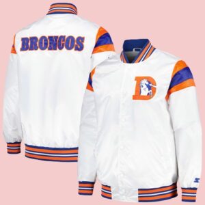 Denver Broncos Starter Vintage Varsity Satin Jacket