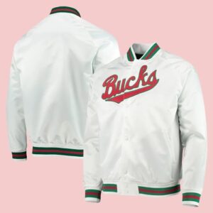 Milwaukee Bucks Hardwood Classics White Jacket