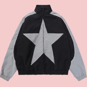 Reflective Star Track Jacket