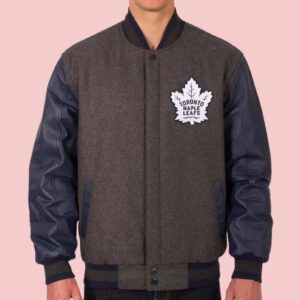 Toronto Maple Leafs Charcoal And Navy Jacket