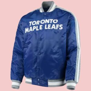 Toronto Maple Leafs Varsity Satin Jacket