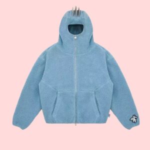 Vandy The Pink X Pokemon Machop Fleece Jacket