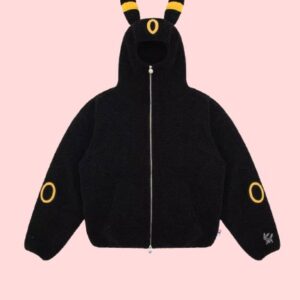 Vandy The Pink X Pokemon Umbreon Fleece Jacket