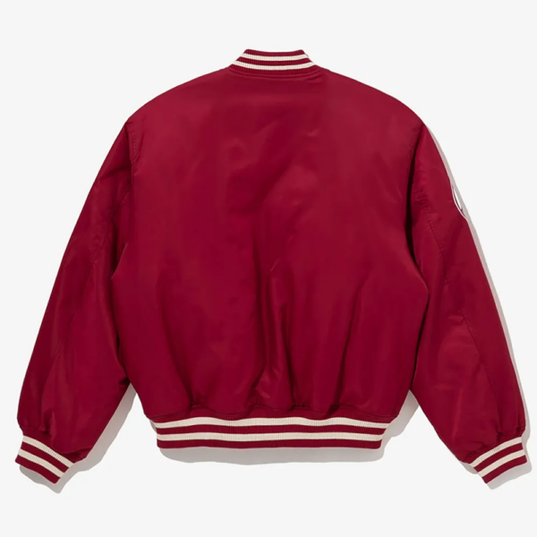 Boston Red Sox Cooperstown Red Varsity Satin Jacket - Image 4