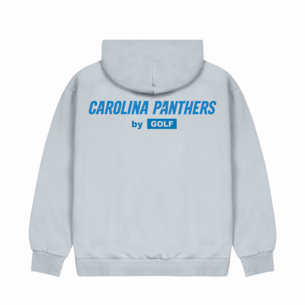 Carolina Panthers GOLF WANG Silver Cutout Pullover Hoodie - Image 3
