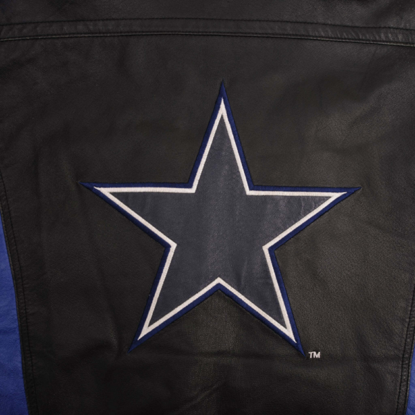 NFL Dallas Cowboys Starter Vintage Leather Jacket - Image 3