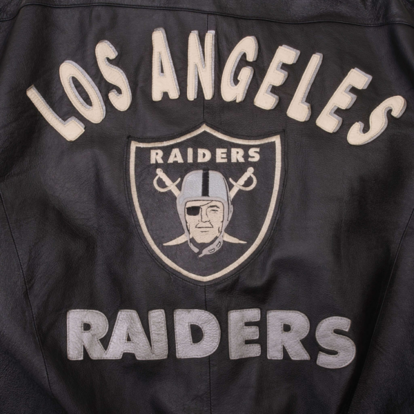 NFL Los Angeles Vintage Raiders Leather Jacket - Image 2