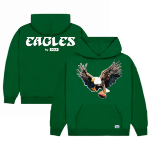 Philadelphia Eagles GOLF WANG Green Cutout Pullover Hoodie