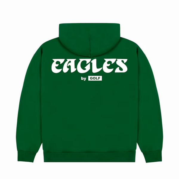 Philadelphia Eagles GOLF WANG Green Cutout Pullover Hoodie - Image 3