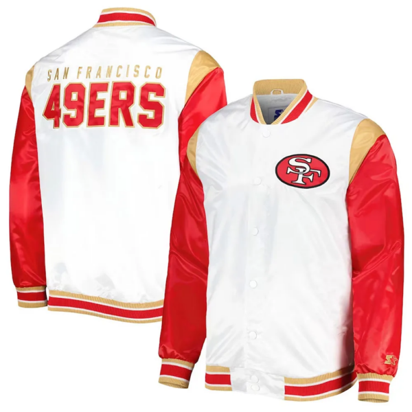 San Francisco 49ers Throwback Warm Up Pitch Jacket