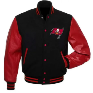 Tampa Bay Buccaneers Red And Black Varsity Jacket