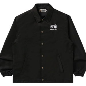 Bape X Bayc Coach Jacket Black