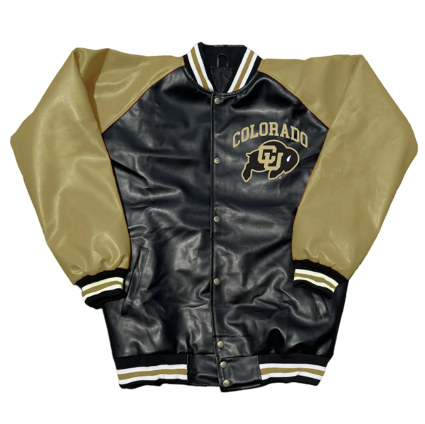 Colorado Boulder Bomber Varsity Letterman Jacket - Image 2