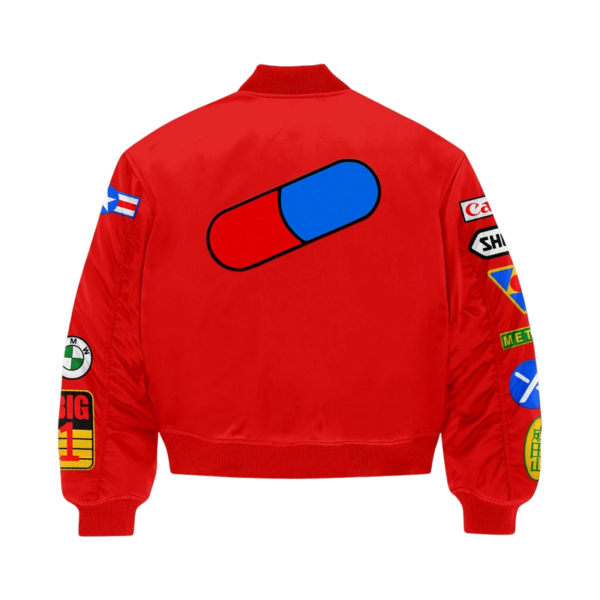 Neo Tokyo Akira Red Bomber Jacket Iconic Anime Streetwear - Image 2
