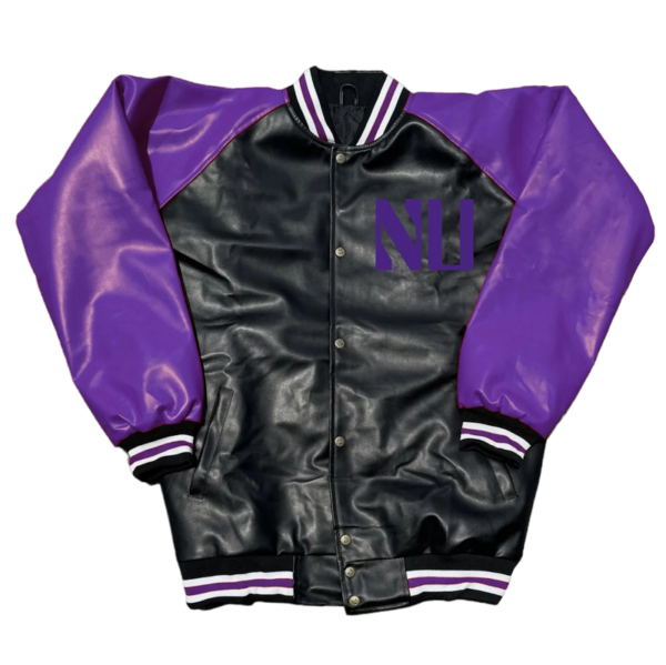 Northwestern University Wildcats Varsity Letterman Jacket - Image 2