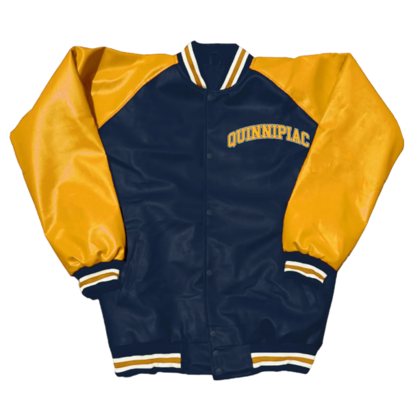Quinnipiac University Varsity Jacket – The Perfect Blend of Classic and Cool! - Image 2