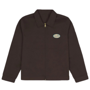 Sam Fender Badge Brown Jacket