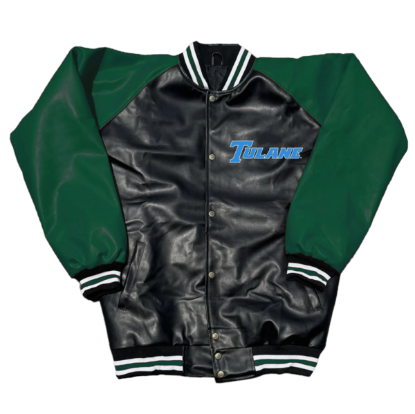 Tulane Bomber Varsity Letterman Jacket - Image 2