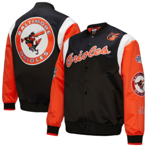 Baltimore Orioles Mitchell & Ness Cooperstown Collection Team Origins Satin Jacket