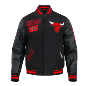 Buffalo Bills Old English Classic Rib Satin Jacket