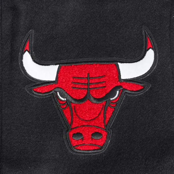 Chicago Bulls Area Code Classic Rib Bomber Varsity Jacket - Image 8