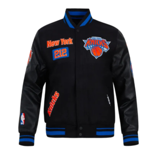New York Knicks Area Code Varsity Jacket
