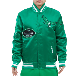 Philadelphia Eagles Old English Classic Rib Jacket
