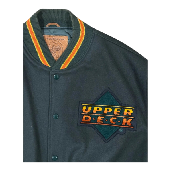Upper Deck Suede Varsity Jacket - Image 2