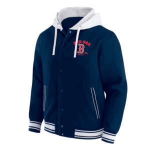 Boston Red Sox Navy Cotton Hooded Jacket