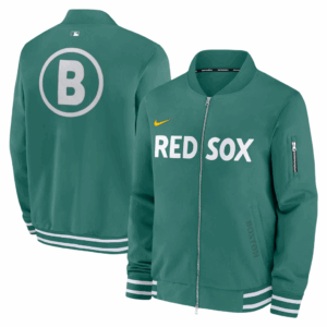 Boston Red Sox Nike Green 2025 City Connect Authentic Collection Jacket