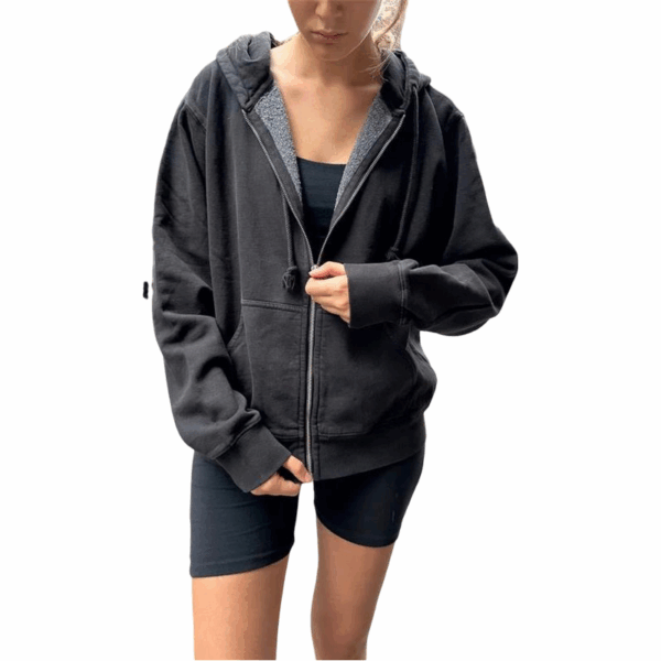 Brandy Melville Christy Black Hoodie - Image 2