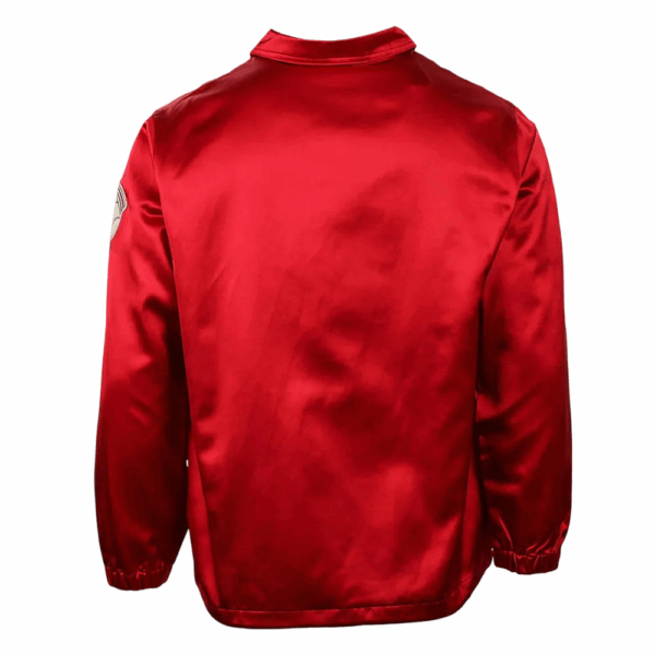 Cincinnati Reds 1955 Bomber Satin Windbreaker - Image 4