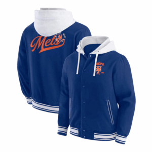 NY Mets Royals Cotton Hooded Jacket