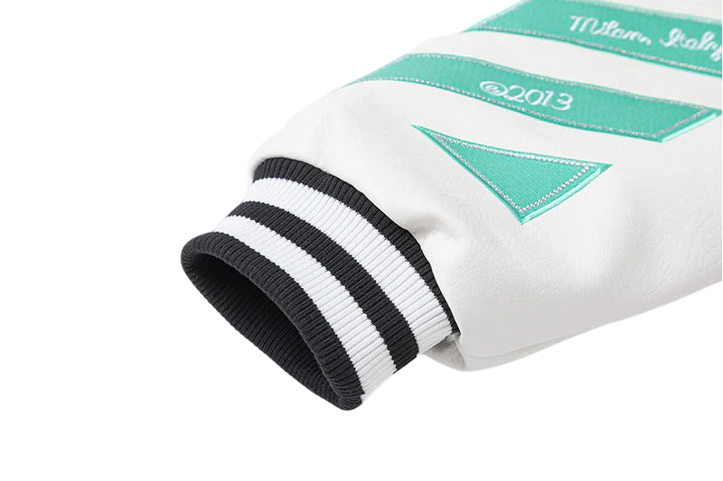 Off White X New York Liberty Varsity Jacket - Image 4