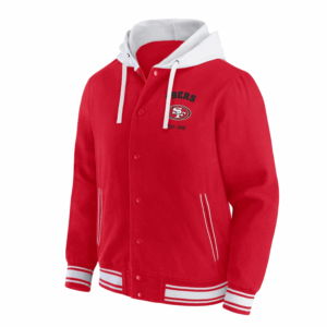 San Francisco 49ers Scarlet Cotton Hooded Jacket
