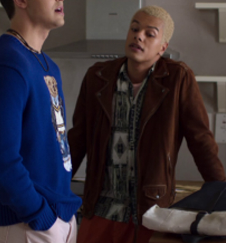 Tell Me Everything Dylan Brady Brown Suede Jacket - Image 6