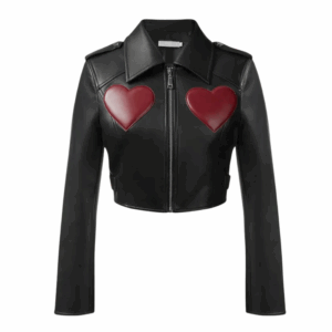 WWE Raw Gionna Daddio Black Leather Jacket