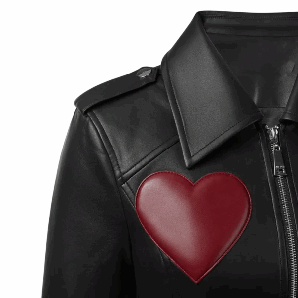 WWE Raw Gionna Daddio Black Leather Jacket - Image 4