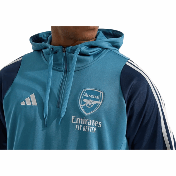 Arsenal Adidas 25/26 Training Hoodie - Image 2
