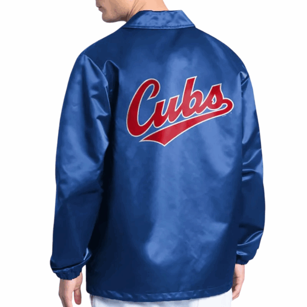 Chicago Cubs Point Man Coaches Jacket - Royal - Image 2