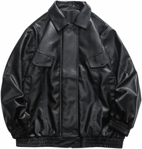 90s Style Leather Jacket