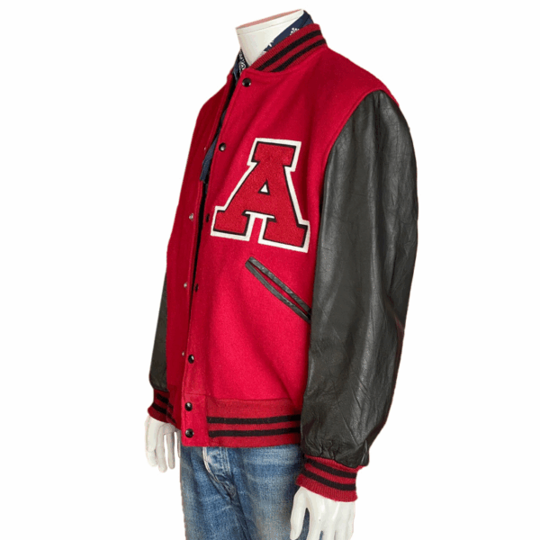 Annandale Red and Black Varsity Jacket - Image 3