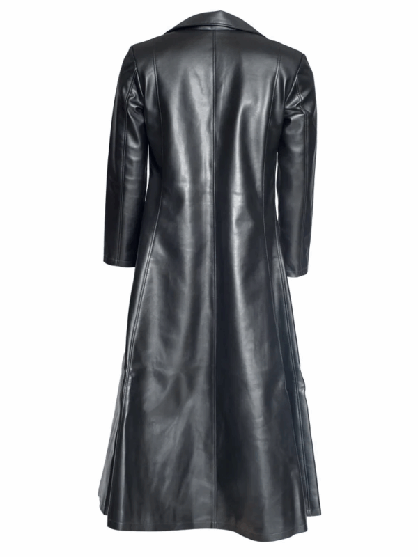 Blade Mahershala Ali Marvel Black Leather Coat - Image 4