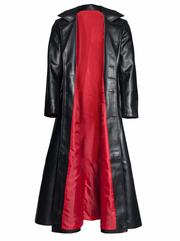 Blade Mahershala Ali Marvel Black Leather Coat - Image 3