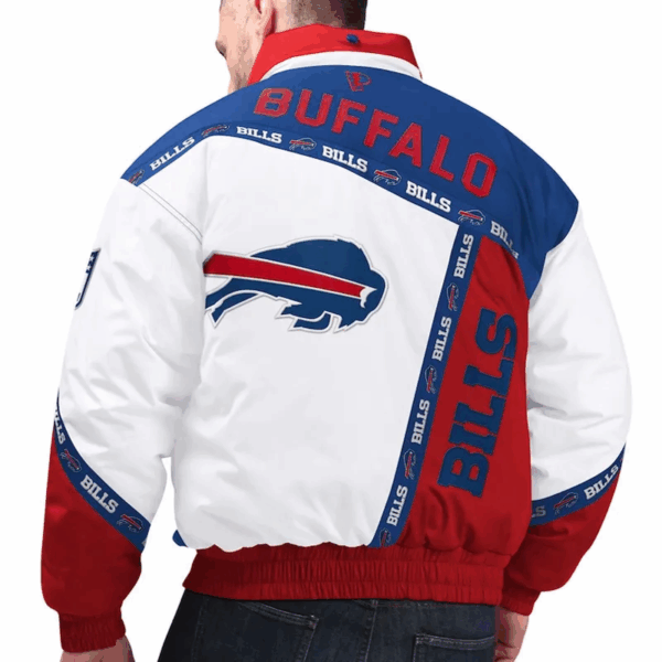 Buffalo Bills Pro Player Tape Full-Zip Hoodie Jacket - Image 2
