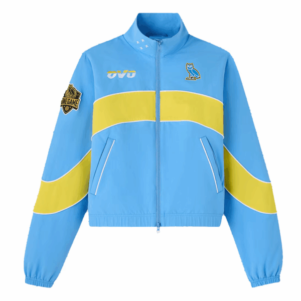 Chicago Sky OVO Sky Blue/Yellow Track Jacket - Image 2