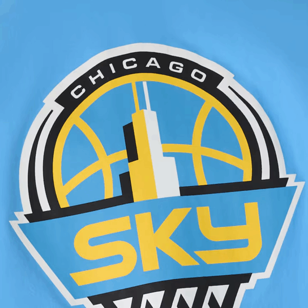 Chicago Sky OVO Sky Blue/Yellow Track Jacket - Image 6