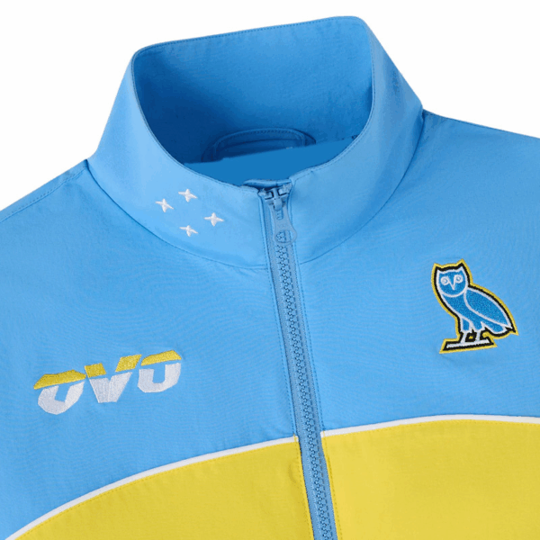 Chicago Sky OVO Sky Blue/Yellow Track Jacket - Image 4
